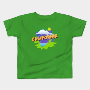 California Graphic T Shirt Kids T-Shirt